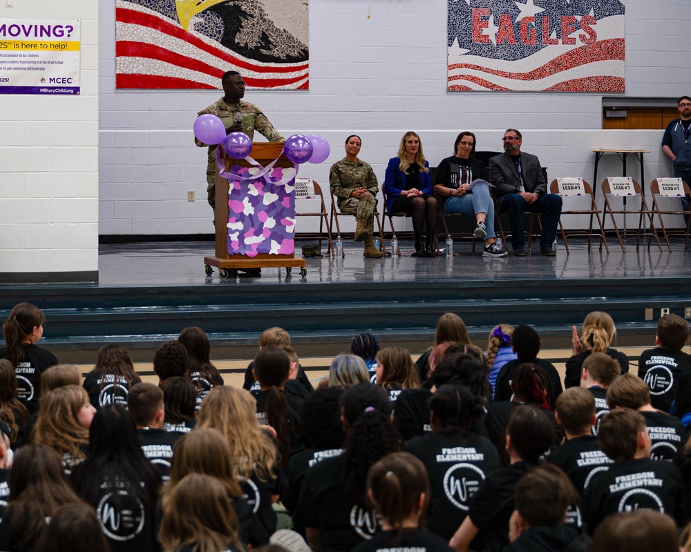 Honoring military children at F.E. Warren