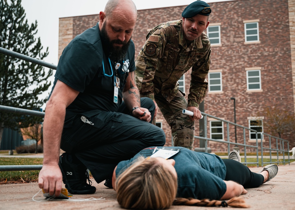 F.E. Warren, Wyoming ANG Direct Mass Casualty Training for LCCC Students