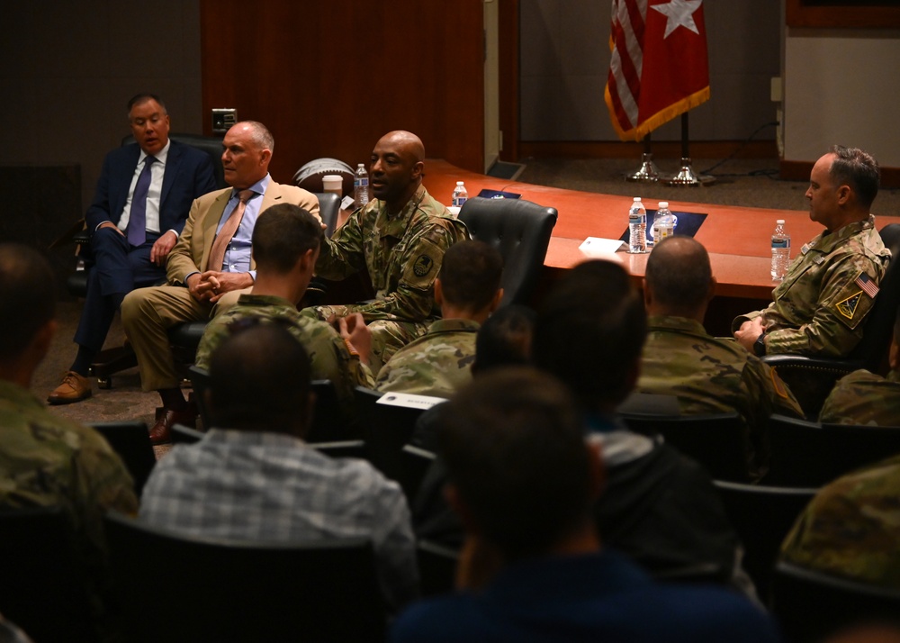 Missile Defense Leaders Lt. Gen. Sean Gainey and Riki Ellison Visit VSFB