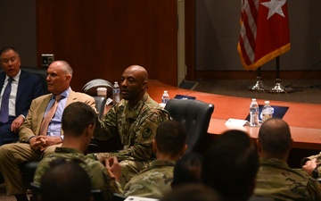 Missile Defense Leaders Lt. Gen. Sean Gainey and Riki Ellison Visit VSFB
