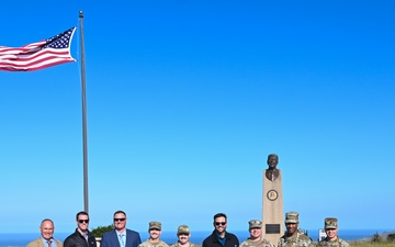 Missile Defense Leaders Lt. Gen. Sean Gainey and Riki Ellison Visit VSFB