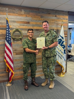 NAVSUP FLCSD Brazilian Navy Exchange Officer Named Honorary U.S. Navy Supply Corps Officer
