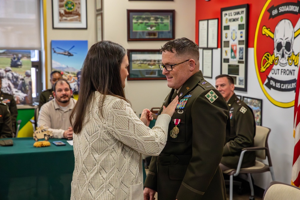 CW2 Robert J. Williams Honored During Retirement Ceremony at Fort Carson