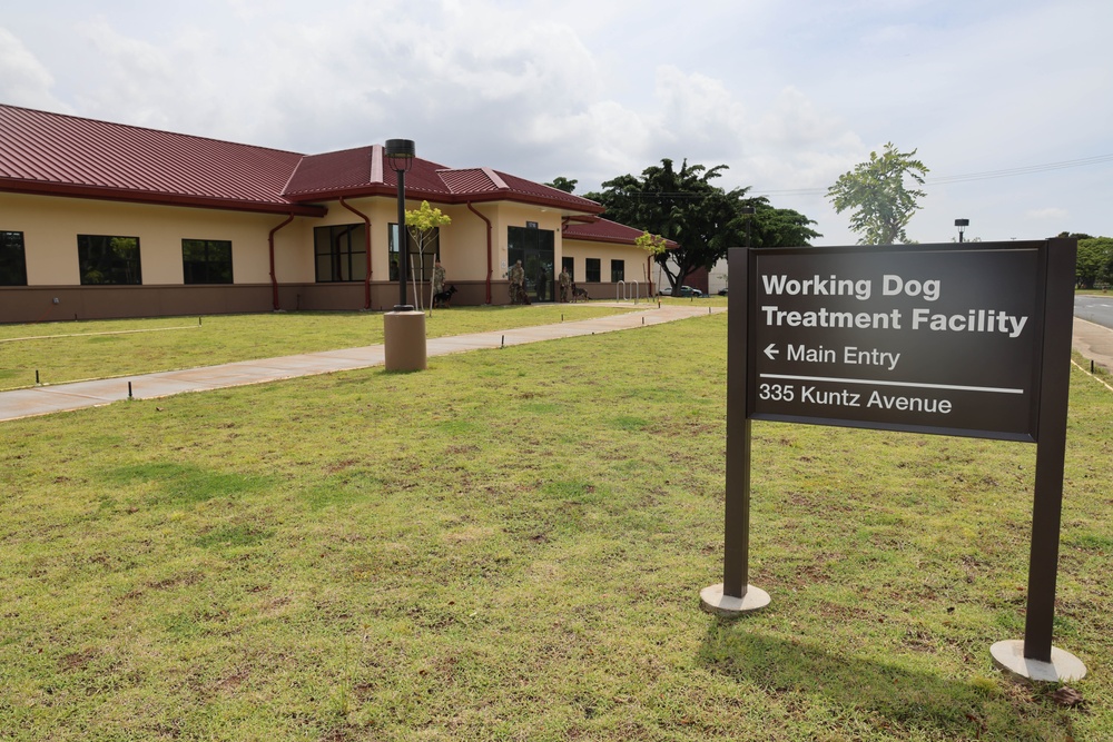 NAVFAC Hawaii completes construction of Military Working Dog Treatment Facility on JBPHH