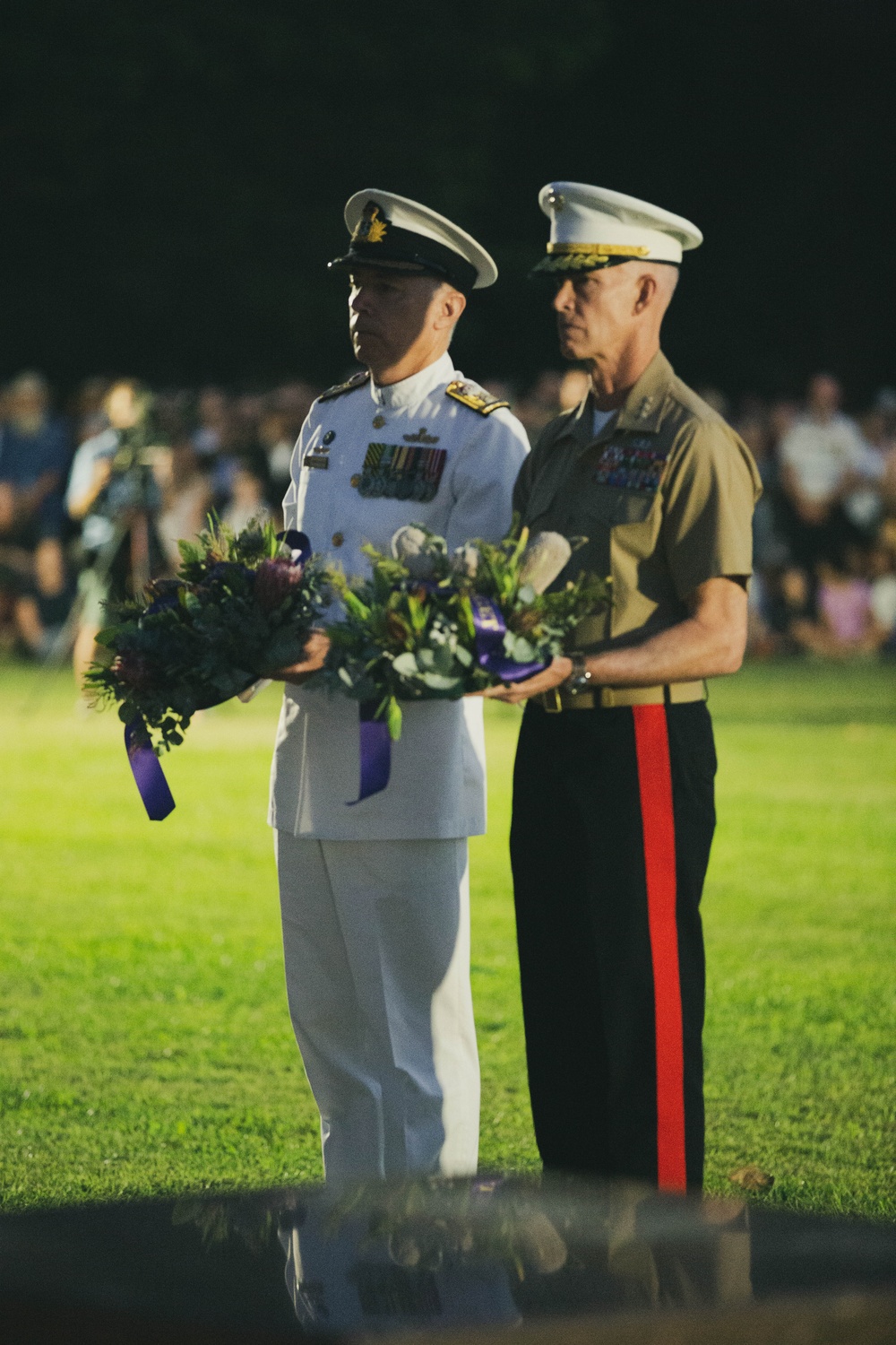 MRF-D 25.3: U.S. Marines, sailors honor Anzac Day in Darwin