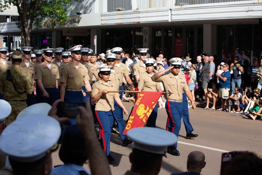 MRF-D 25.3: U.S. Marines, sailors honor Anzac Day in Darwin