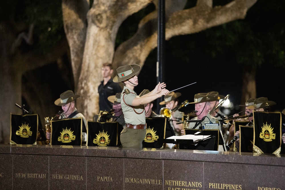 MRF-D 25.3: U.S. Marines, sailors honor Anzac Day in Darwin