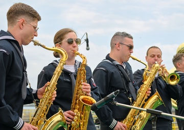 U.S. 7th Fleet Band's Broadside Brass Band Performs at Kanrin Maru Festival