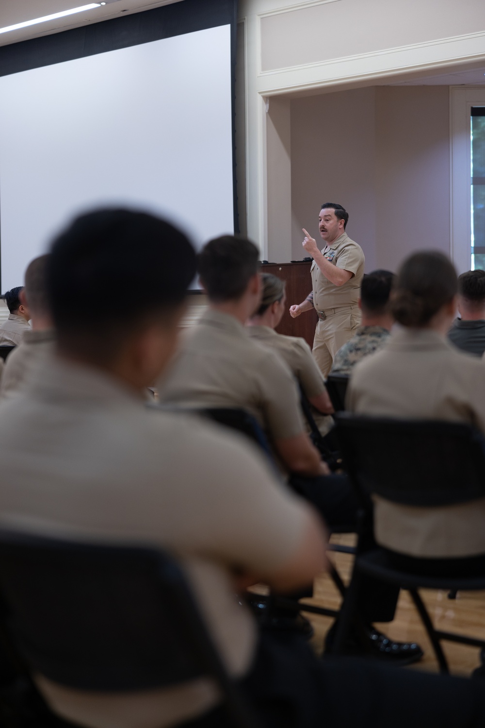 2nd Marine Logistics Group Hosts Navy Career Fair