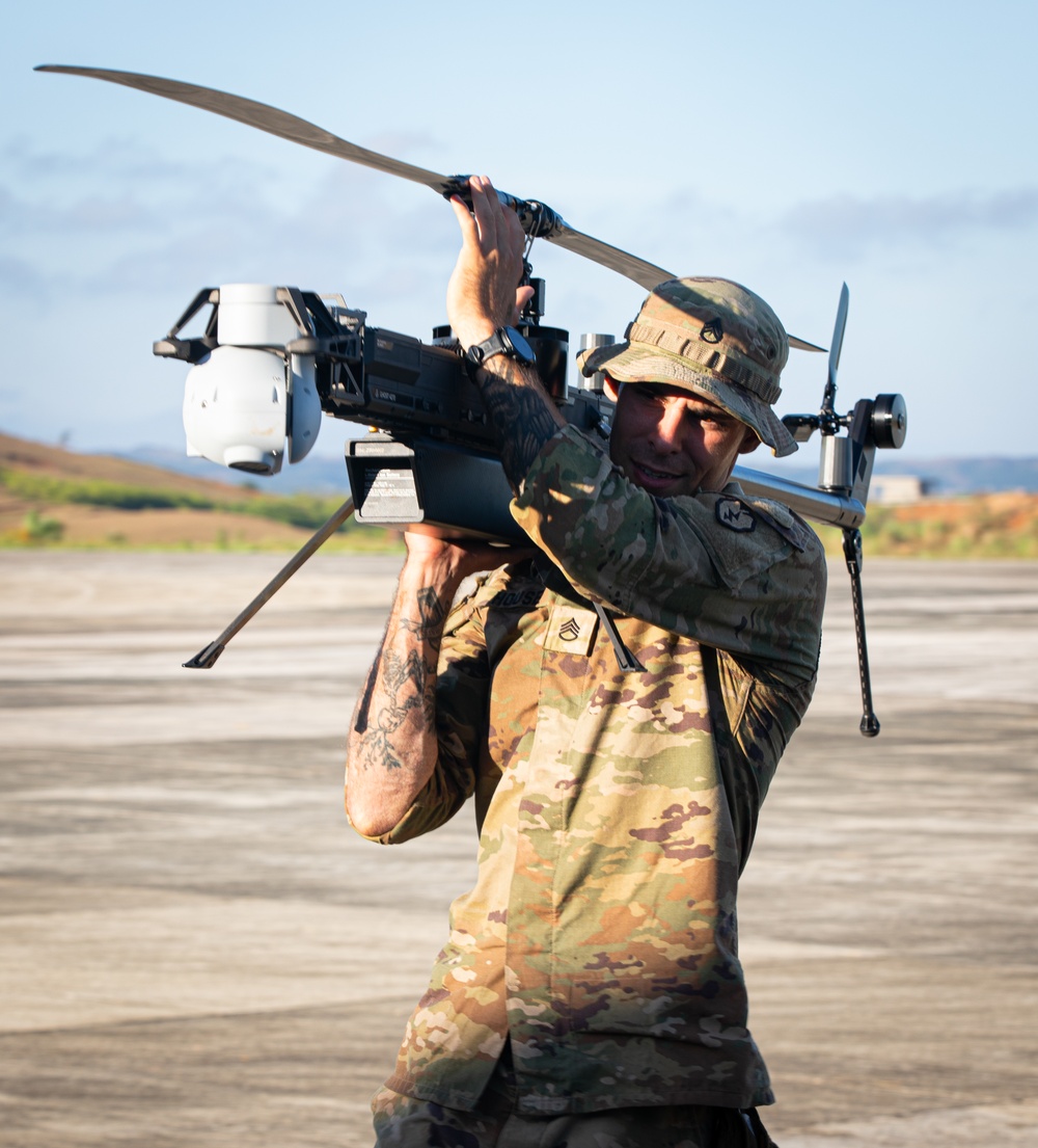 Balikatan 25: Task Force Gimlets employs unmanned Aircraft Systems (UAS) and Radar Functionality