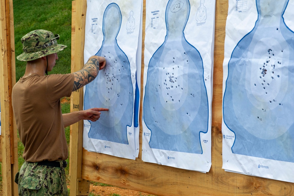 USS Frank Cable Weapons Department Conducts Gun Shoot