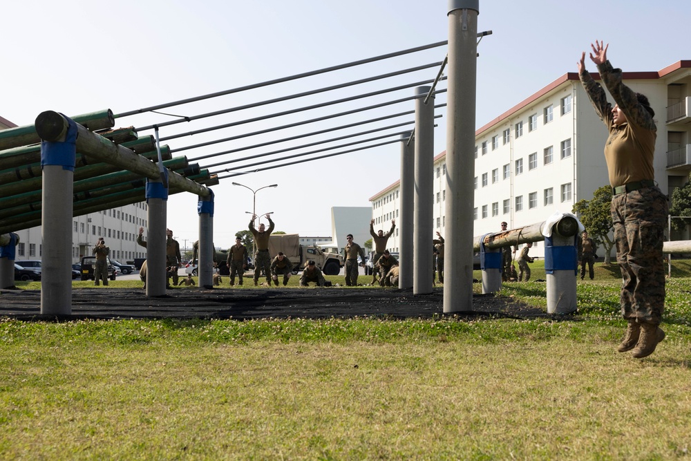 Okinawa COMMSTRAT Marines complete the USMC O-Course | COMMSTRAT FTX 2025