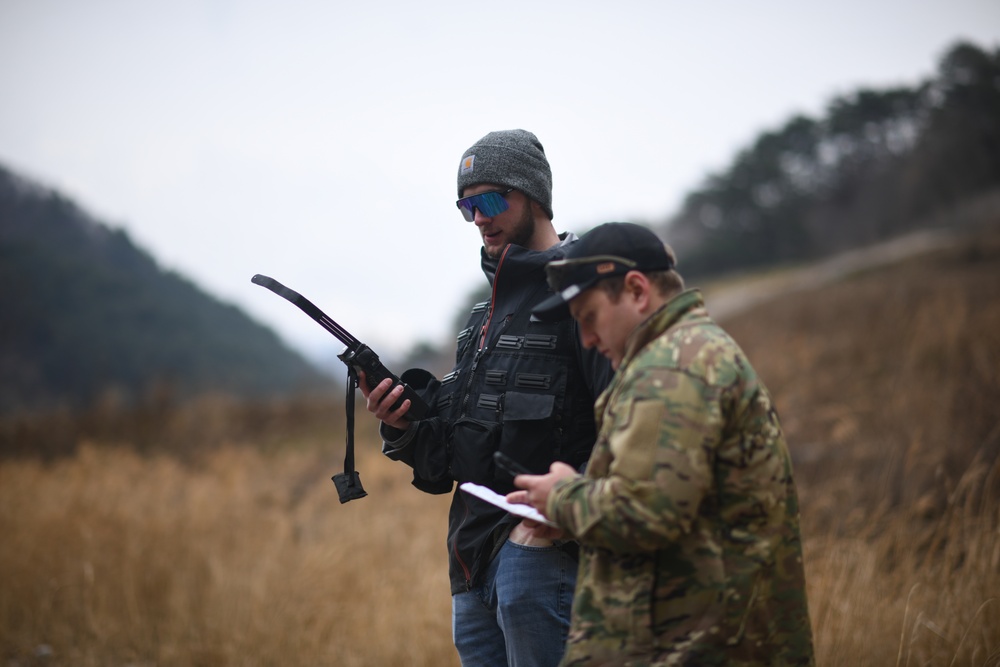 U.S. Military conduct radio, signal training for Combat Search and Rescue Training Exercise 25-2