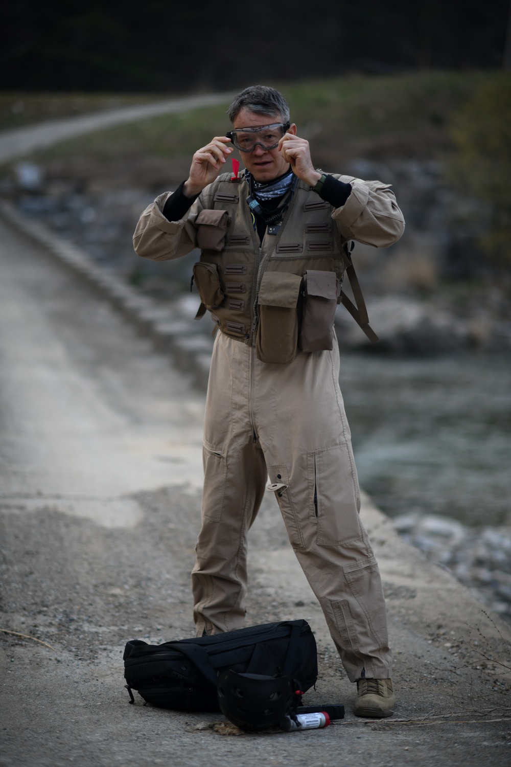 U.S. Military conduct radio, signal training for Combat Search and Rescue Training Exercise 25-2