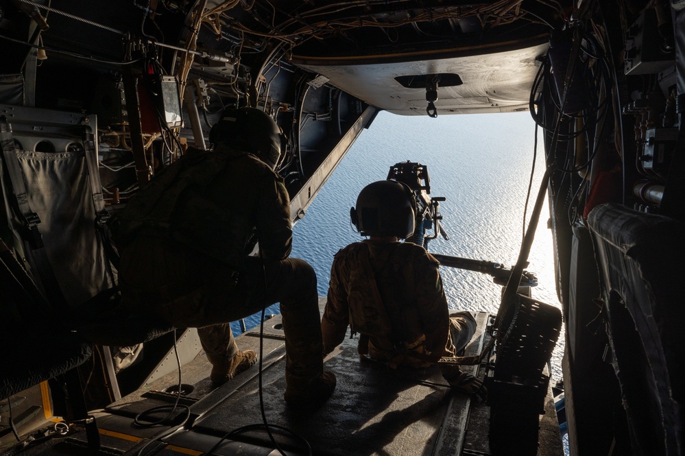 Balikatan 25: 353 SOW conducts CV-22 open-water hoist training