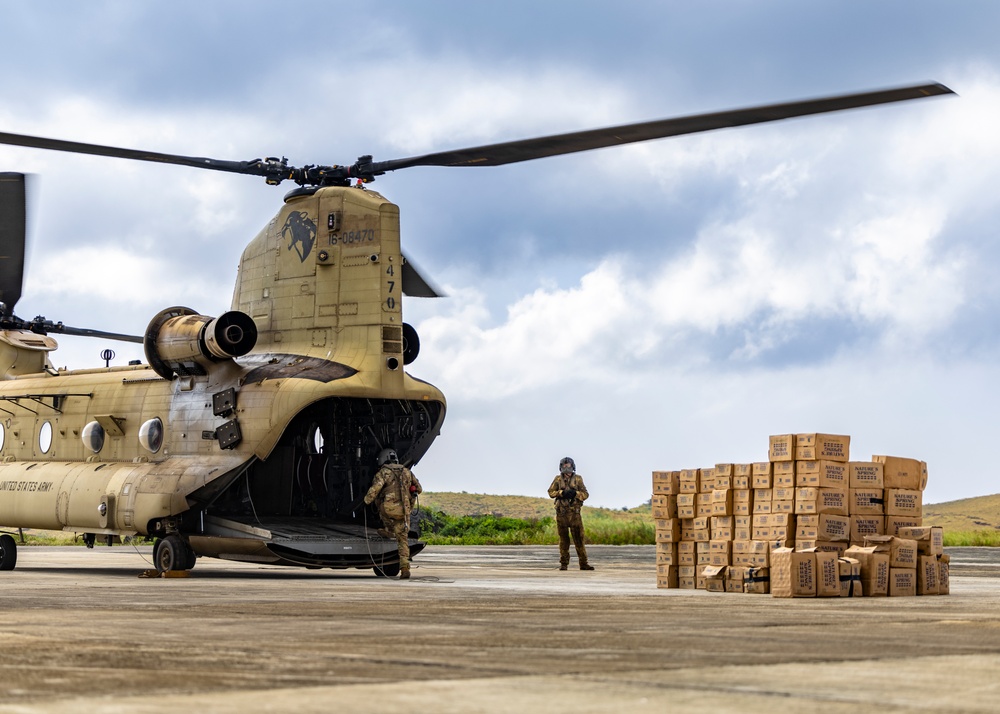 Balikatan 25: Task Force Gimlets resupplies at Itbayat Airport