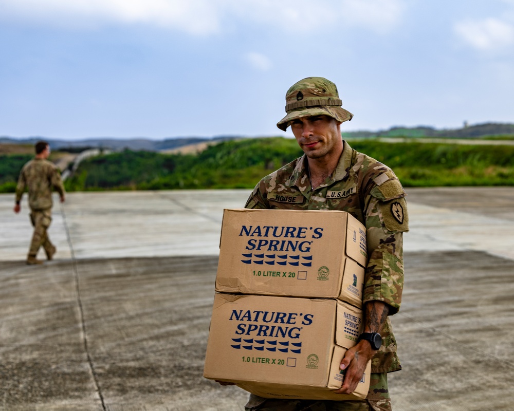 Balikatan 25: Task Force Gimlets resupplies at Itbayat Airport
