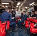USS Sterett conducts operations in the U.S. Central Command area of responsibility as part of the Carl Vinson Carrier Strike Group