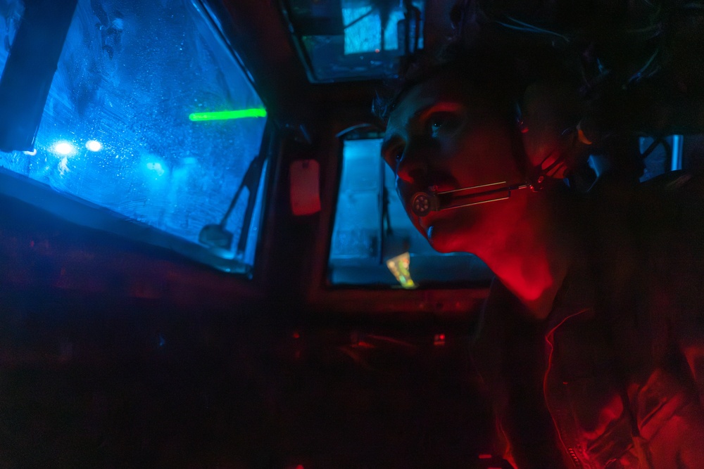 USS Gridley Night Operations