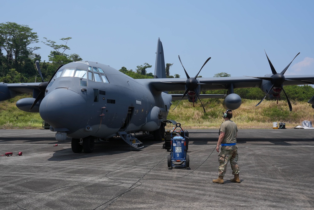 Balikatan 25: U.S. Air Force Special Operations Wing Conduct Aircraft Maintenance