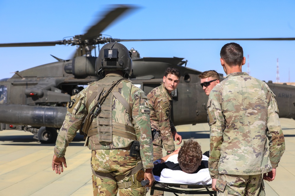 Shaping Greatness: MEDEVAC training builds Expertise at Al Asad