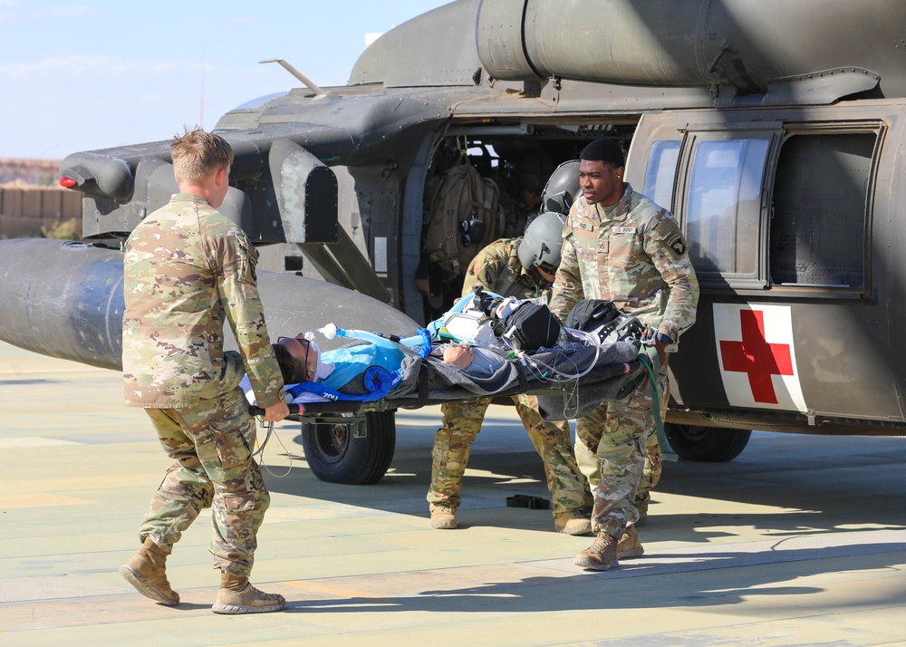 Shaping Greatness: MEDEVAC training builds Expertise at Al Asad
