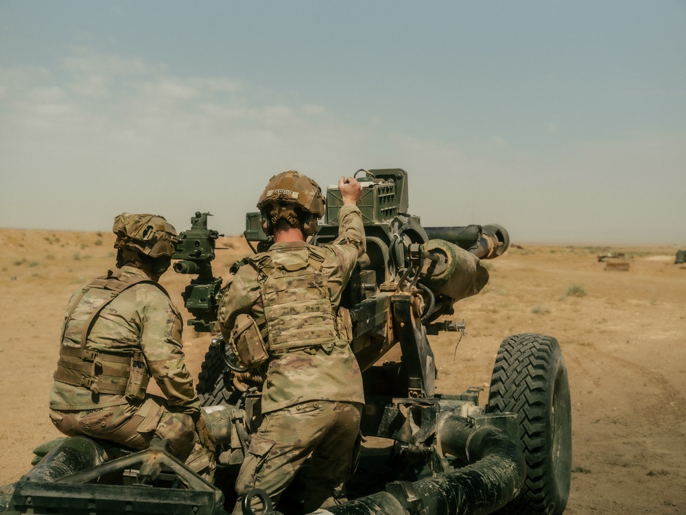 US, Tunisian Armed Forces conduct live-fire M119 howitzer drills as part of exercise African Lion 2025