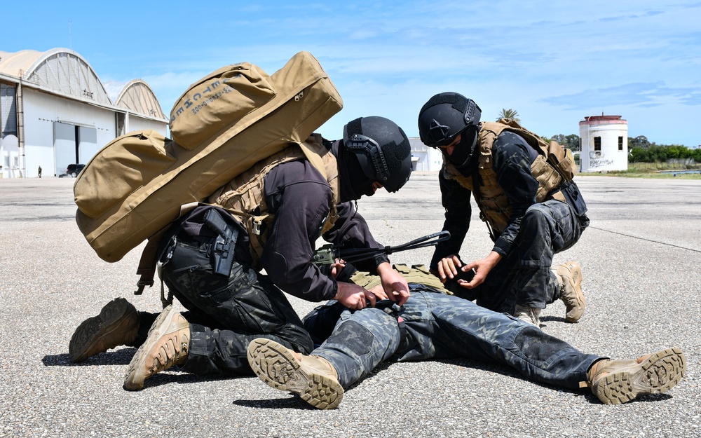 Tunisian special forces conduct medical evacuation rehearsal at African Lion 2025