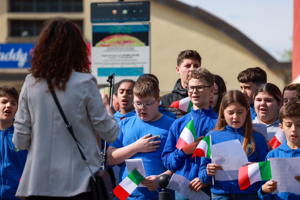 US Soldiers celebrate 80th anniversary of the liberation of Montecchio Maggiore, Italy