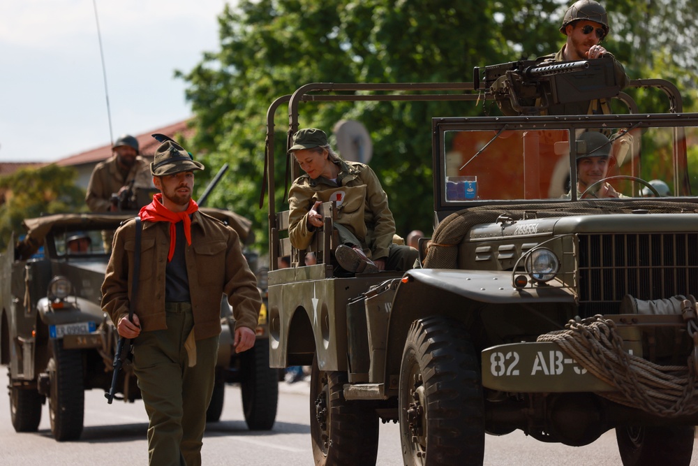 US Soldiers celebrate 80th anniversary of the liberation of Montecchio Maggiore, Italy