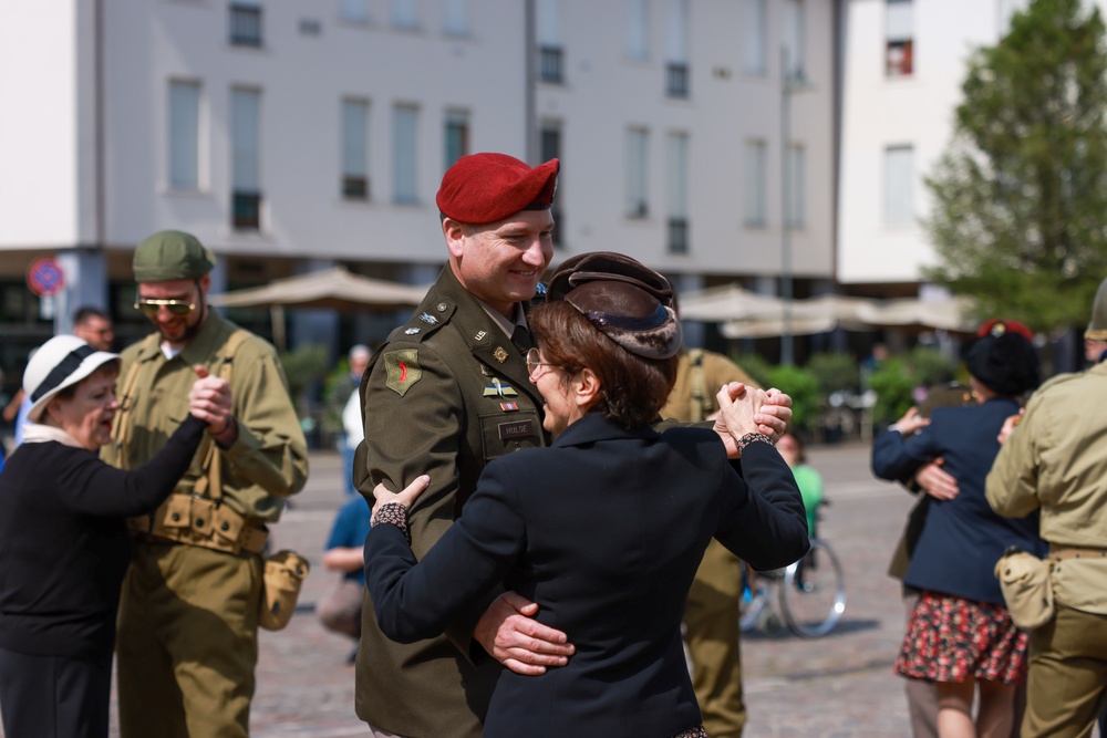 US Soldiers celebrate 80th anniversary of the liberation of Montecchio Maggiore, Italy