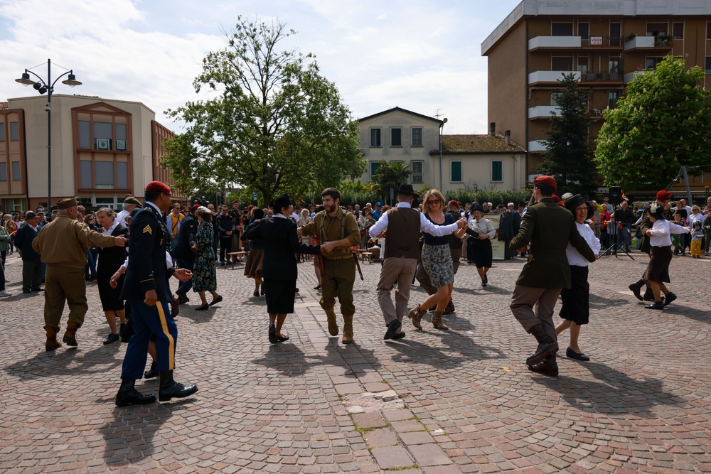 US Soldiers celebrate 80th anniversary of the liberation of Montecchio Maggiore, Italy