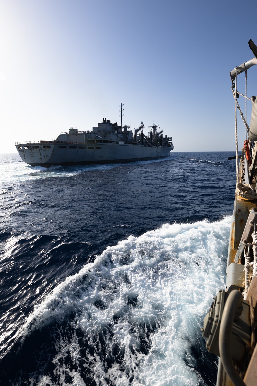 USS Oscar Austin (DDG 79) Conducts an Underway Replenishment with USNS Arctic (T-AOE 8)