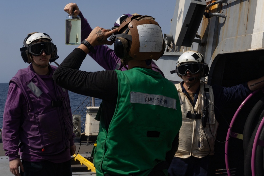 Helicopter Maritime Strike Squadron (HSM) 60 Conducts Maintenance Aboard USS Oscar Austin (DDG 79)