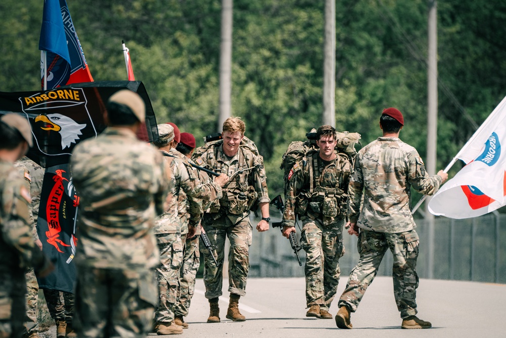 Rangers push limits during elite Best Sapper Competition