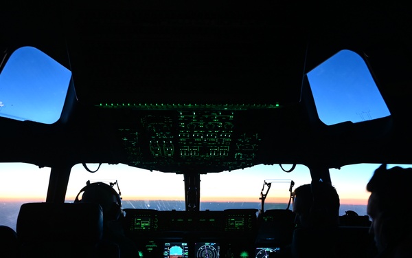 Training for the Fight: C-17 Delivers HIMARS and Soldiers During Semi-Prepared Runway Exercise