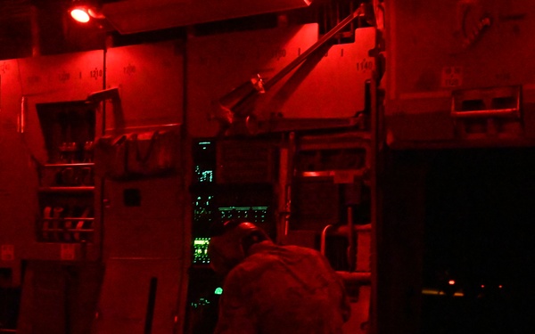 Training for the Fight: C-17 Delivers HIMARS and Soldiers During Semi-Prepared Runway Exercise