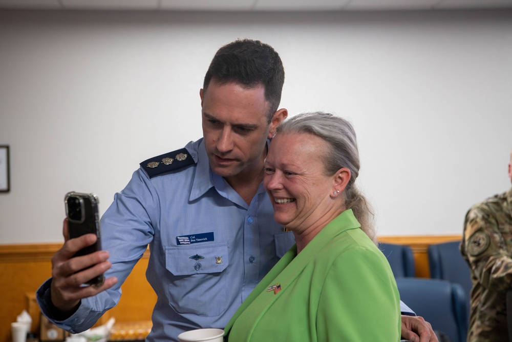Israeli air force visits Team Tyndall Maintenance Group to reinforce goal alignment
