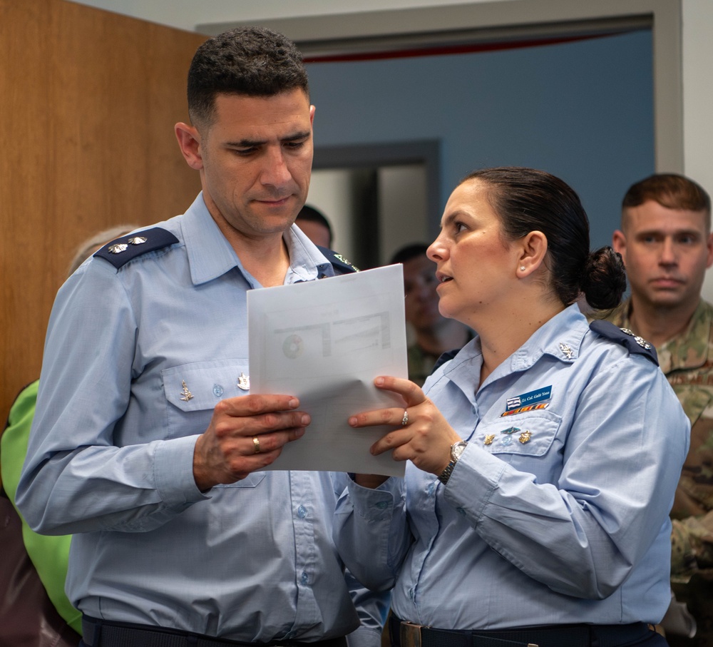 Israeli air force visits Team Tyndall Maintenance Group to reinforce goal alignment