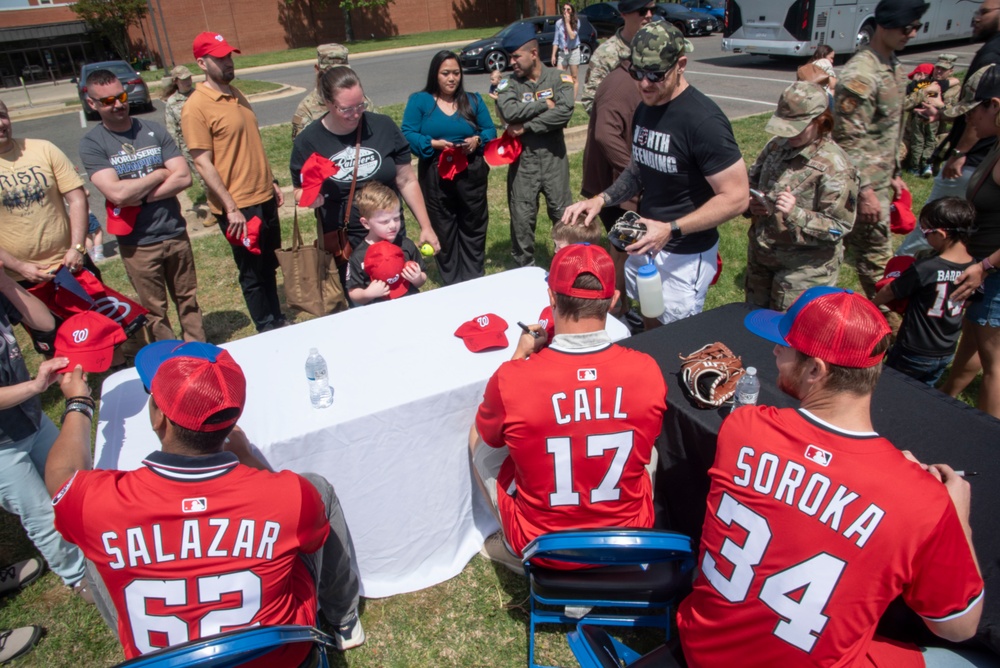Washington Nationals hit a home run with service members and families