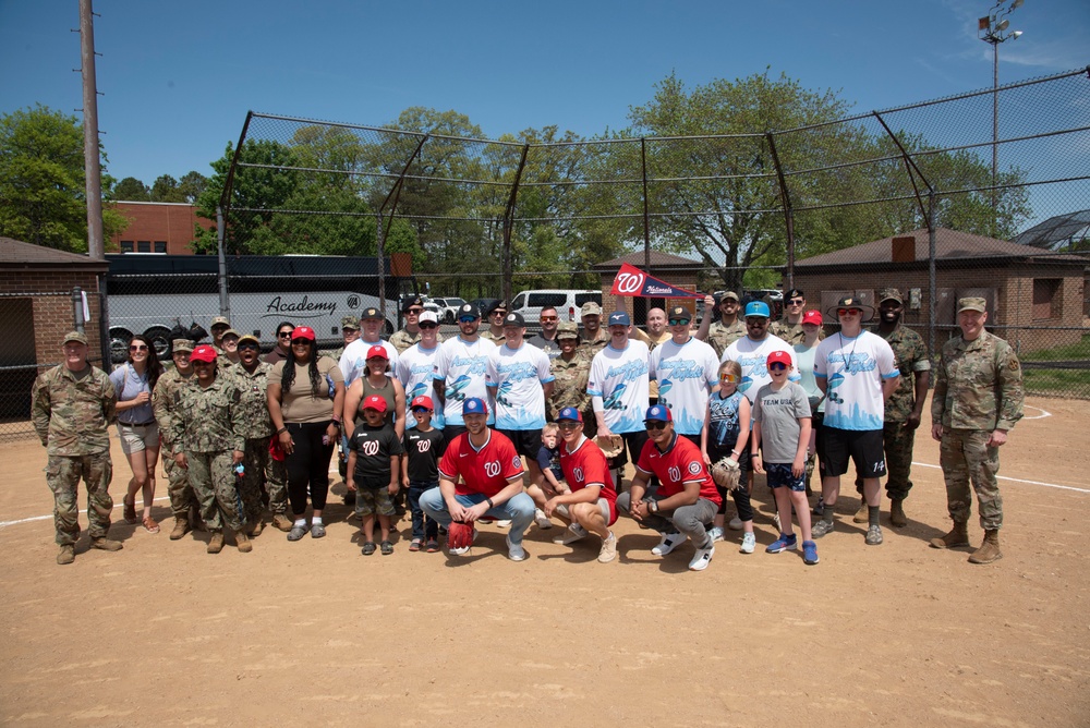 Washington Nationals hit a home run with service members and families