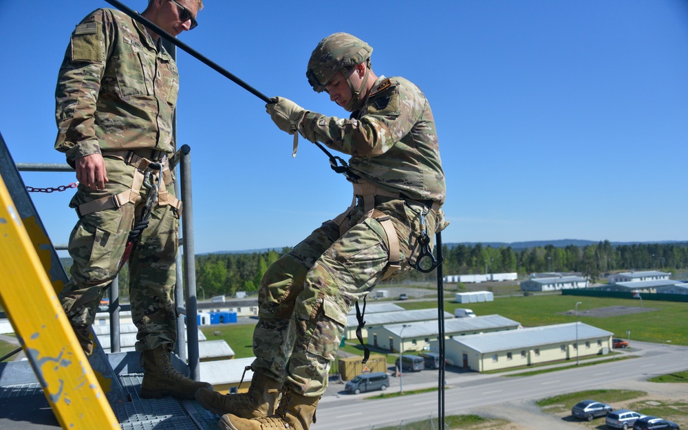 Rappel tower