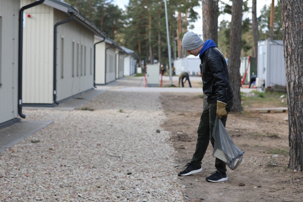 U.S. Forces join NATO allies in part of annual Latvian Big Cleanup Event