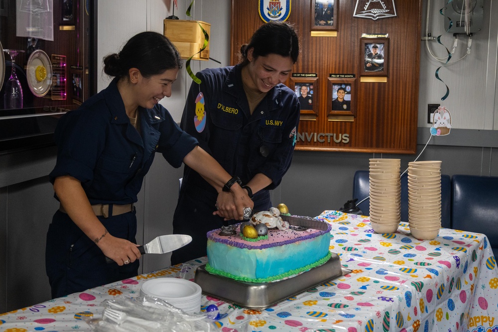 USS Chosin Celebrates Easter