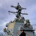 Fresh-water washdown aboard the USS Bulkeley