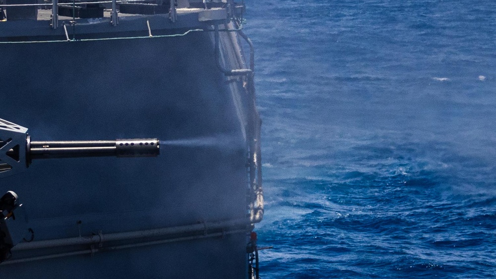 USS Chosin Conducts Live-Fire Exercise