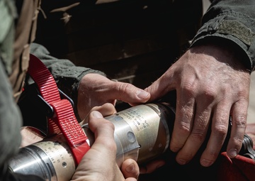 Marines in Explosive Ordnance Exploitation Course 2025-040 disassemble various ordnance