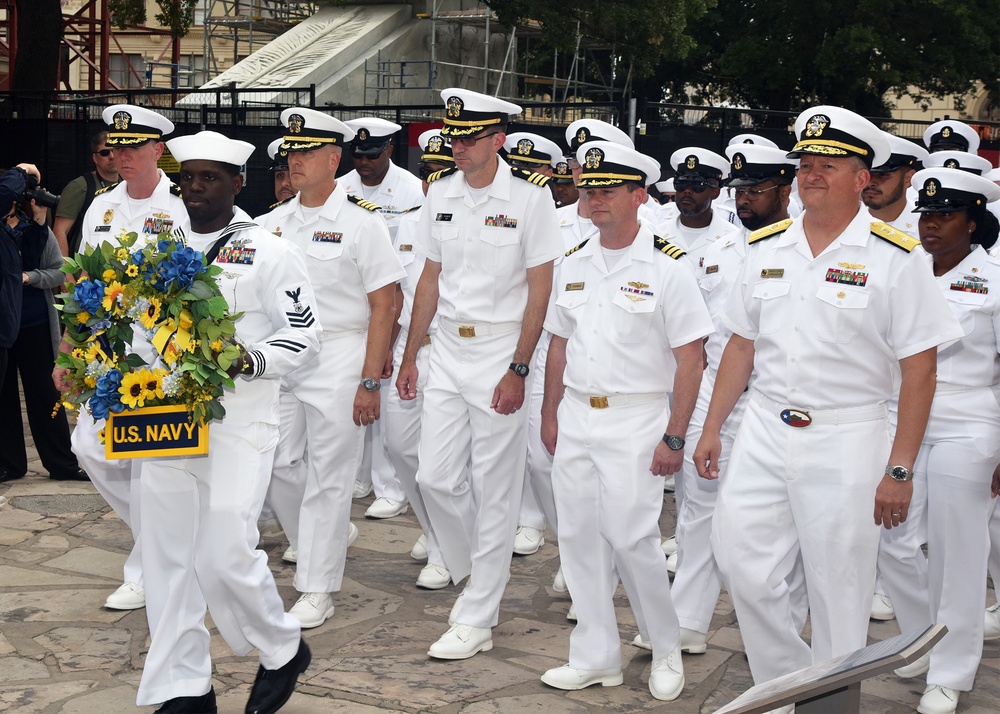 San Antonio-based Sailors participate in Annual Pilgrimage to the Alamo