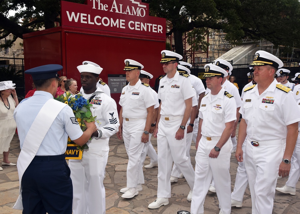 San Antonio-based Sailors participate in Annual Pilgrimage to the Alamo