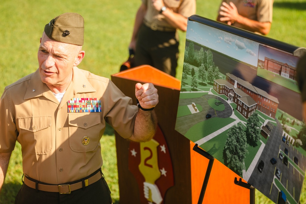 2d MARDIV Headquarters Building Ground Breaking Ceremony